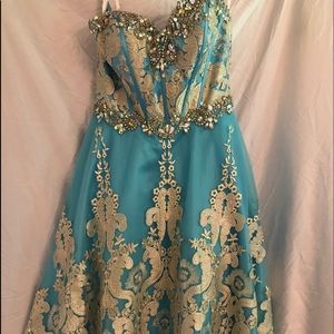 tony bowls cocktail dress